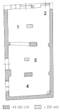 08345 ostia - regio v - insula ii - caseggiato (v,ii,12) - grundriss - quelle - boersma 1985, fig. 77 - 06-2024.jpg